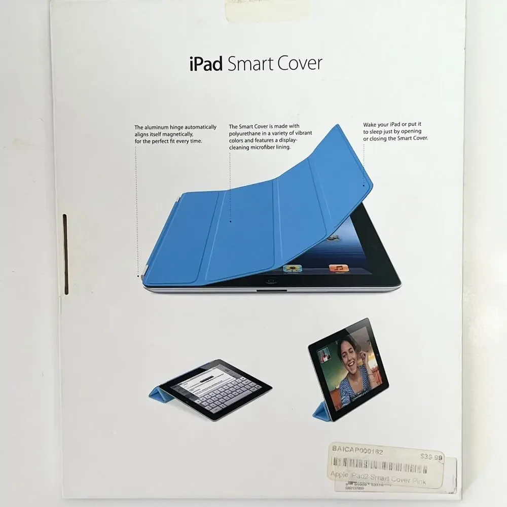 Apple iPad2 Magnetic Minimal Smart Cover In Pink Auto Wake/Sleep New In Box
